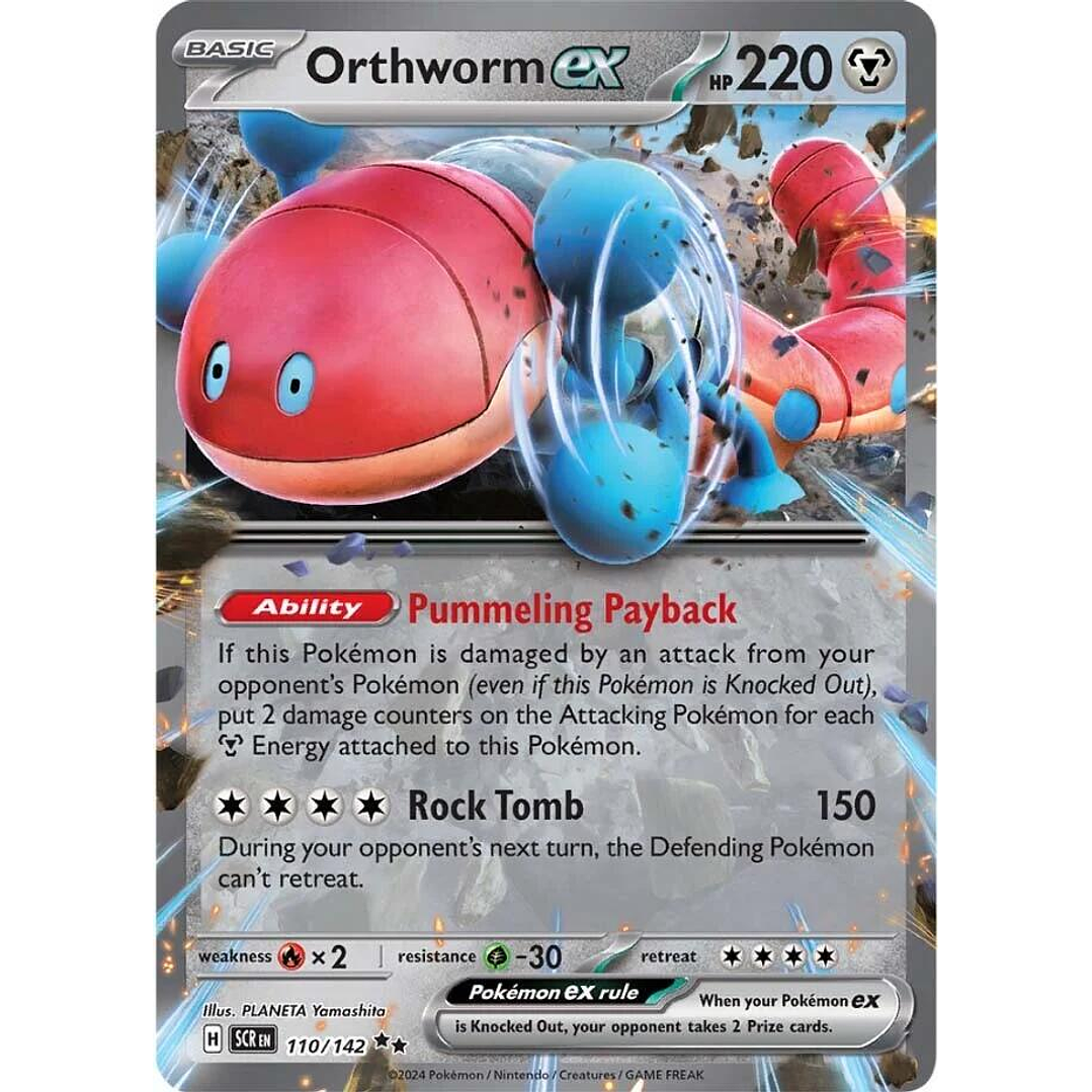 Orthworm ex #110/142 Pokémon Stellar Crown 1