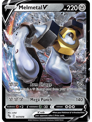 Melmetal V #47/78 Pokémon Go