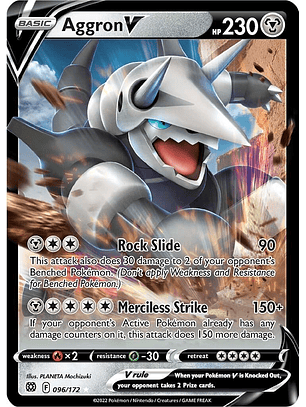 Aggron V #96/172 Pokémon Brilliant Stars