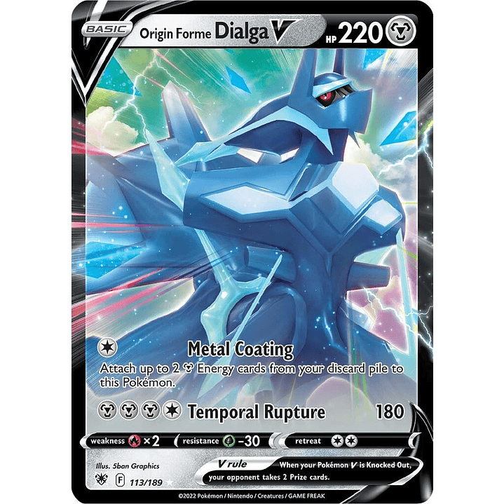 Origin Forme Dialga V #113/189 Pokémon Astral Radiance 1