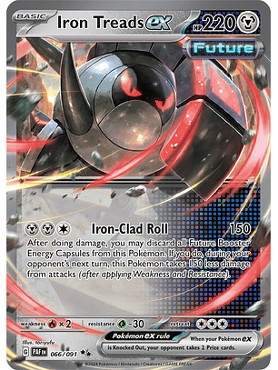 Iron Treads ex #66/91 Pokémon Paldean Fates