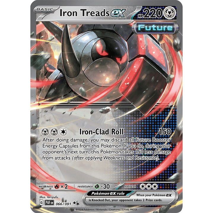 Iron Treads ex #66/91 Pokémon Paldean Fates 1