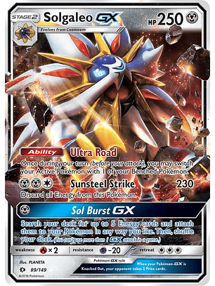 Solgaleo GX #89/149 Pokémon Sun & Moon