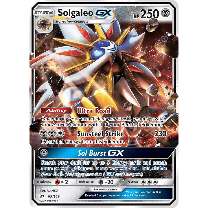 Solgaleo GX #89/149 Pokémon Sun & Moon 1
