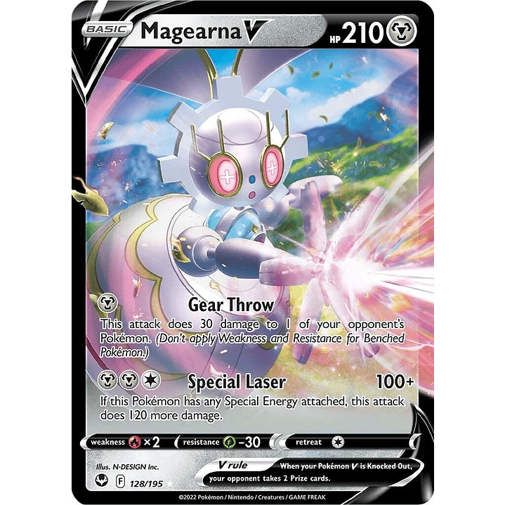 Magearna V #128/195 Pokémon Silver Tempest 1