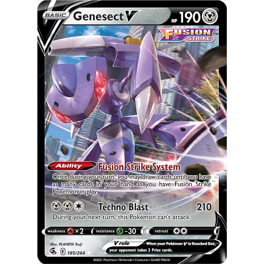 Genesect V #185/264 Pokémon Fusion Strike 1