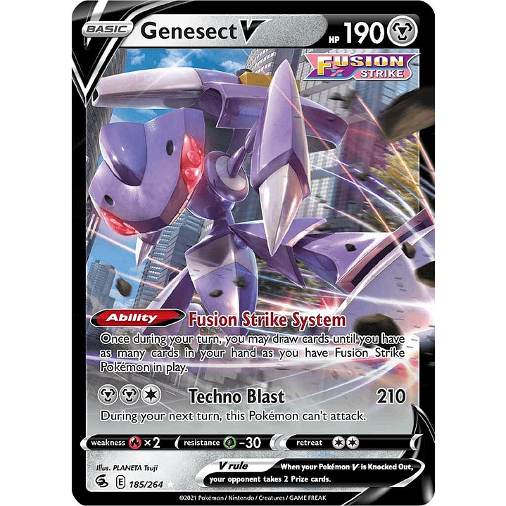 Genesect V #185/264 Pokémon Fusion Strike 1