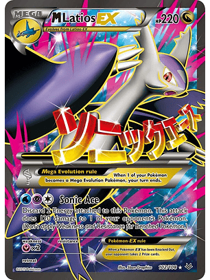 M Latios EX #102/108 Pokémon Roaring Skies