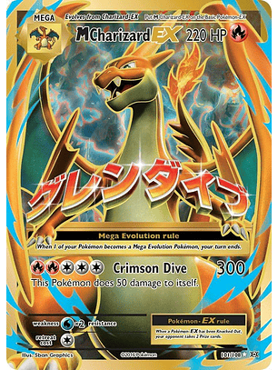M Charizard EX #101/108 Pokémon Evolutions