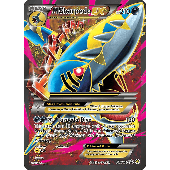 Mega Sharpedo EX #XY200a Pokémon Promo 1