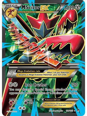 M Scizor EX #120/122 Pokémon BREAKpoint