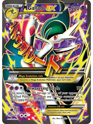 M Gallade EX #100/108 Pokémon Roaring Skies