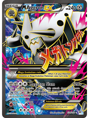 M Aggron EX #154/160 Pokémon Primal Clash