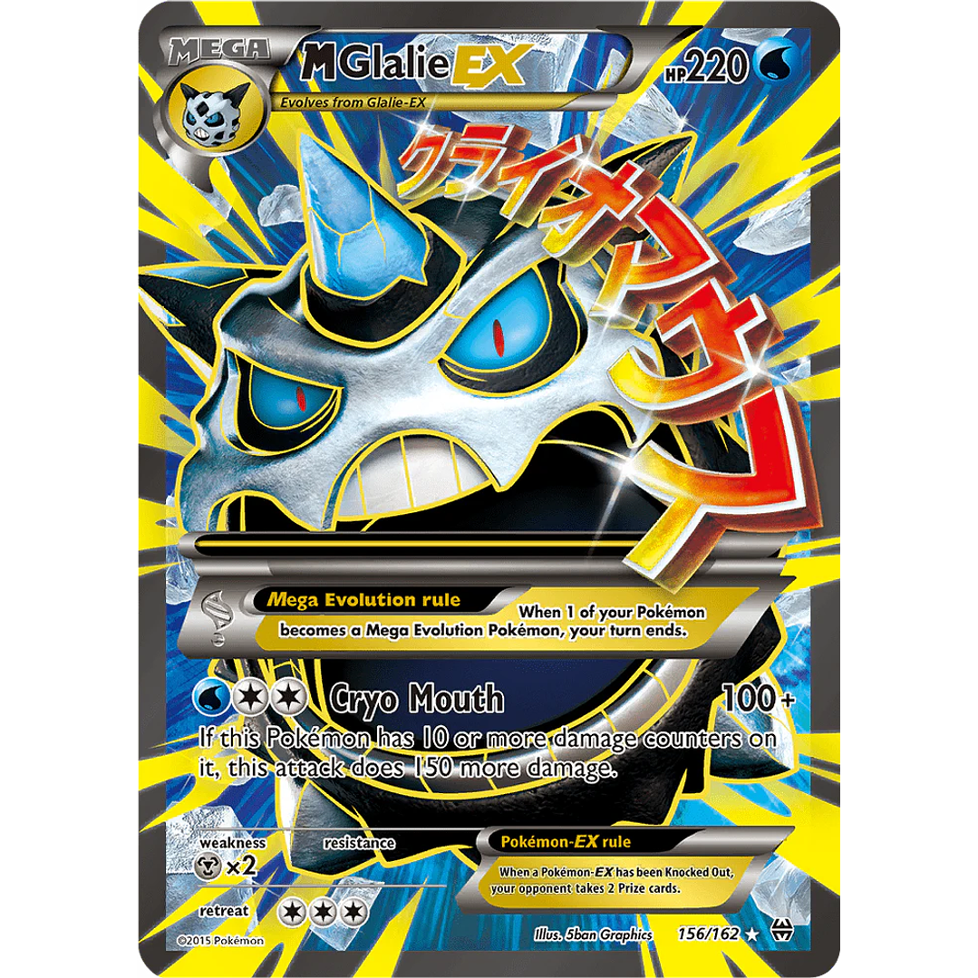 M Glalie EX #156/162 Pokémon BREAKthrough 1