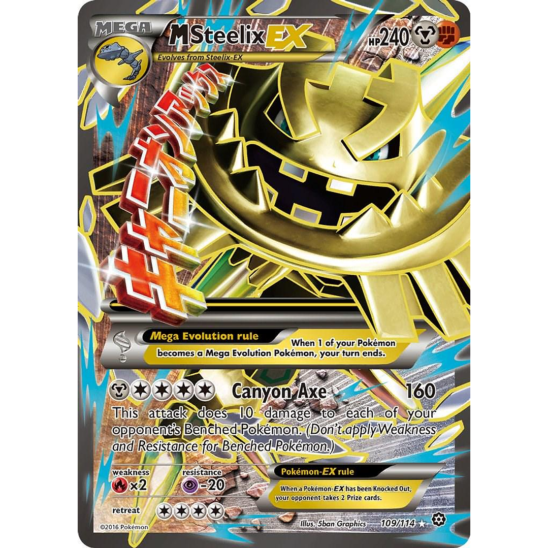 M Steelix EX #109/114 Pokémon Steam Siege 1