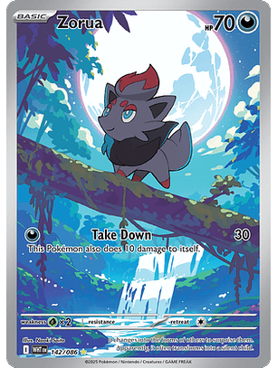 Zorua #142/86 White Flare