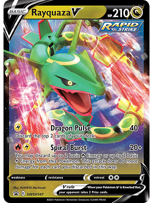Rayquaza V #SWSH147 Pokémon Promo