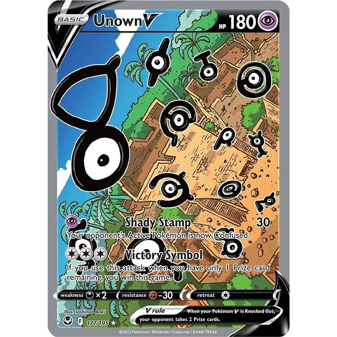 Unown V #177/195 Pokémon Silver Tempest 1