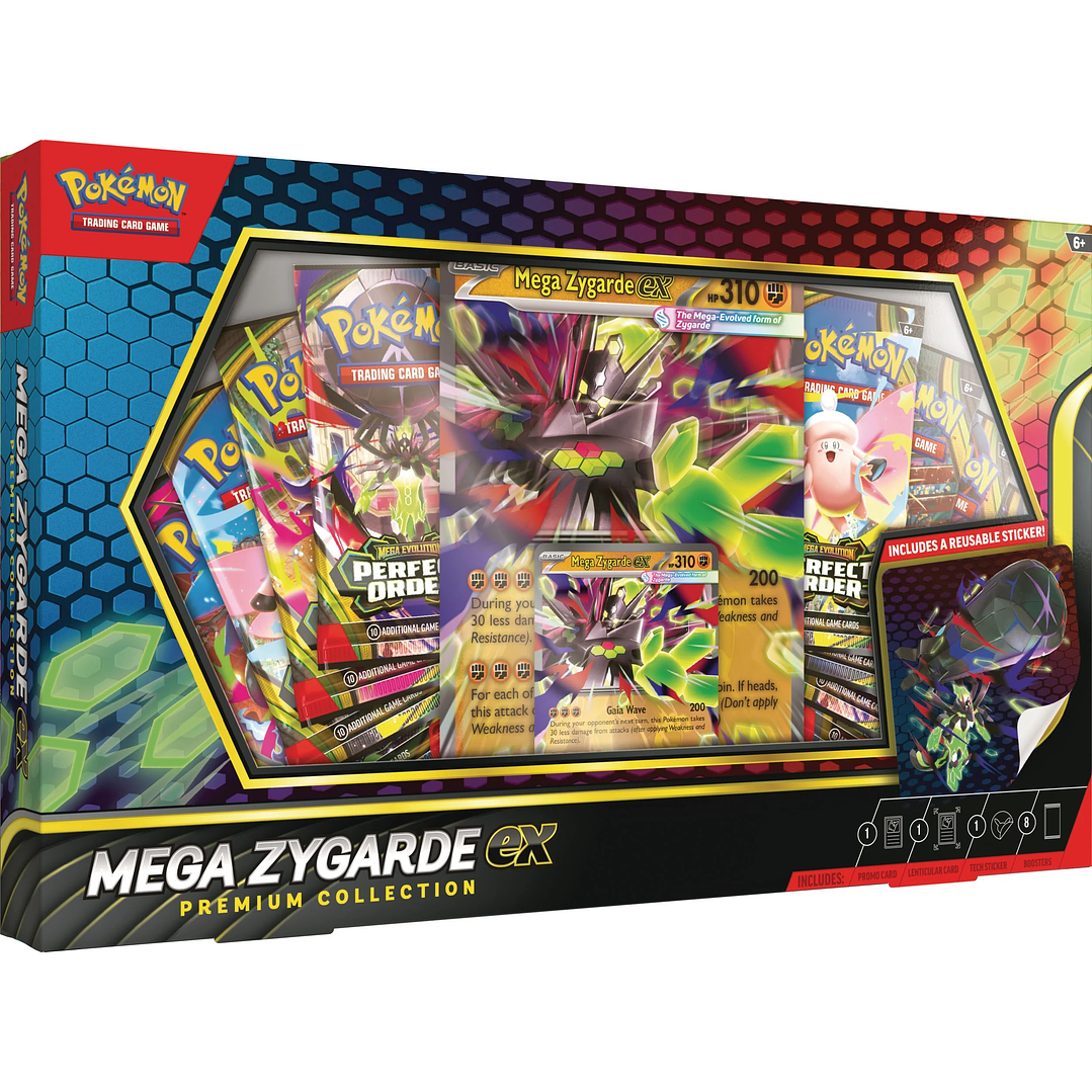 [PREVENTA 01/05/2026] Pokémon TCG Mega Zygarde - ex Premium Collection - Español 1