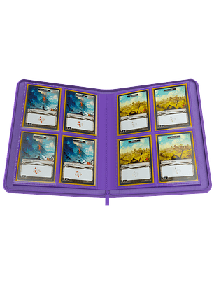 Gamegenic Carpeta Zip-Up Álbum 8-Pocket - Purple