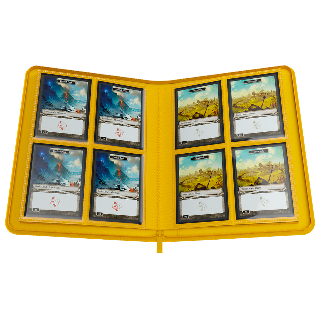 Gamegenic - Carpeta Zip-Up Álbum 8-Pocket - Yellow 2