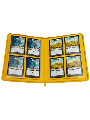 Gamegenic - Carpeta Zip-Up Álbum 8-Pocket - Yellow