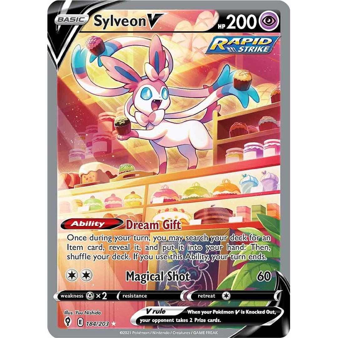 Sylveon V #184/203 Pokémon Evolving Skies 1