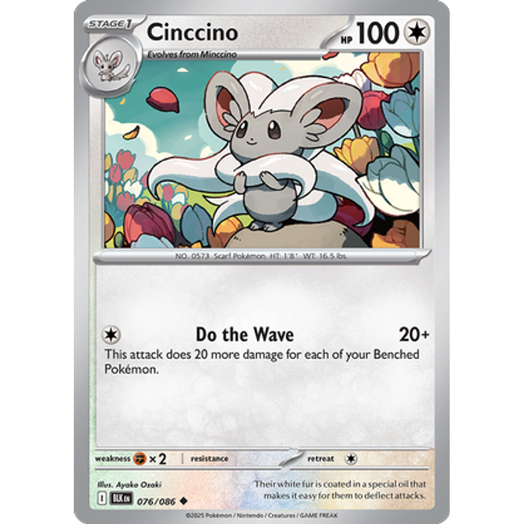 Cinccino #76/86 Black Bolt 1