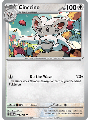 Cinccino #76/86 Black Bolt