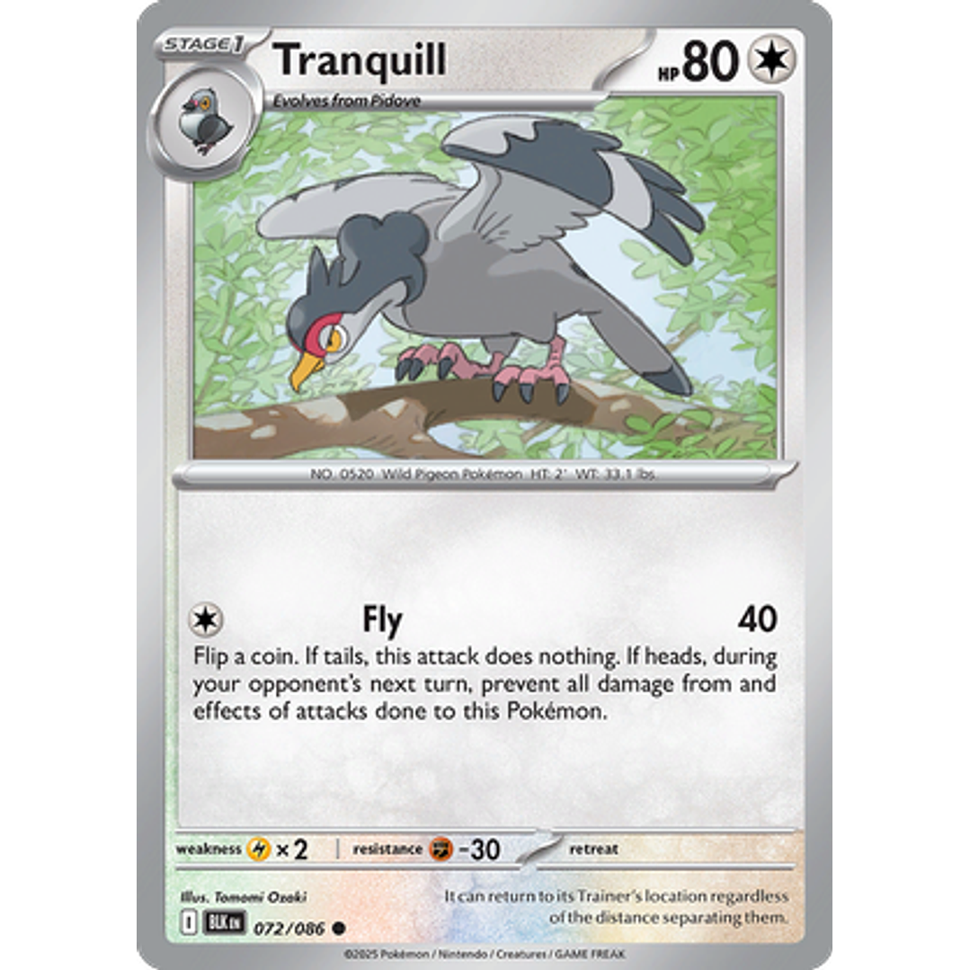 Tranquill #72/86 Black Bolt 1