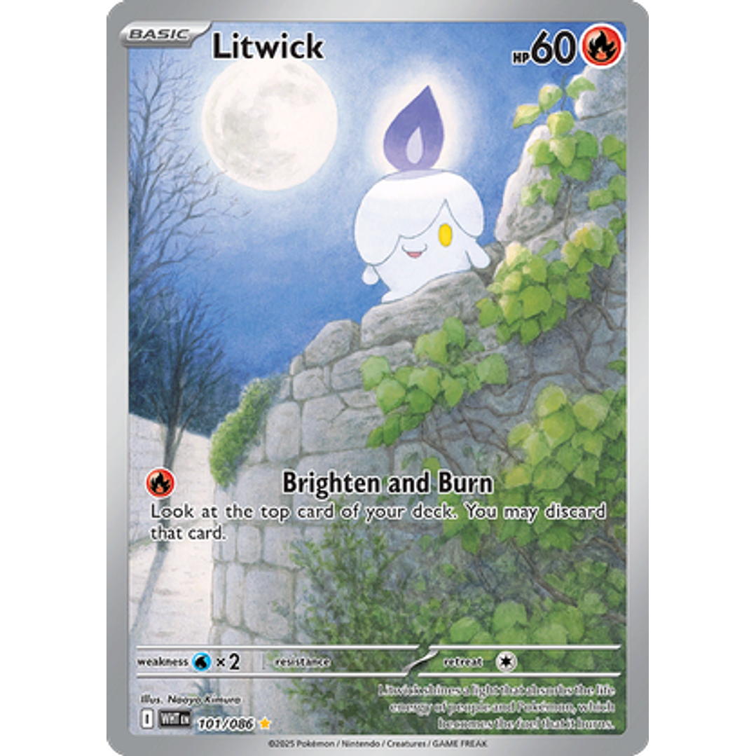 Litwick #101/86 White Flare 1