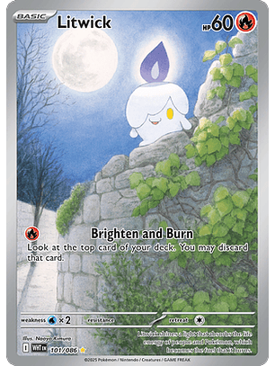 Litwick #101/86 White Flare