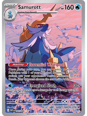 Samurott #107/86 White Flare