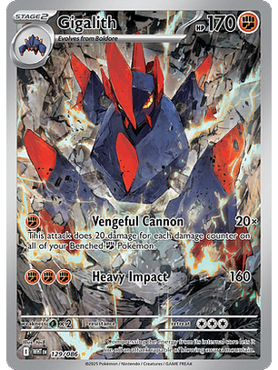 Gigalith #129/86 White Flare