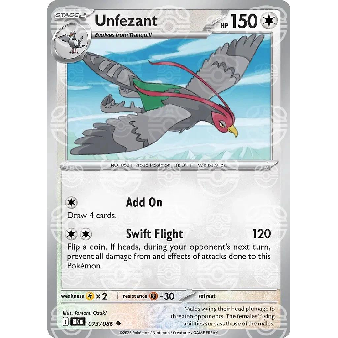 Unfezant [Master Ball] #73/86 Black Bolt 1