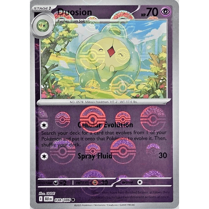 Duosion [Poke Ball] #38/86 Black Bolt 1
