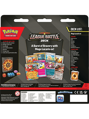 [PREVENTA 22/05/26] Mega Lucario ex - League Battle Deck – Español