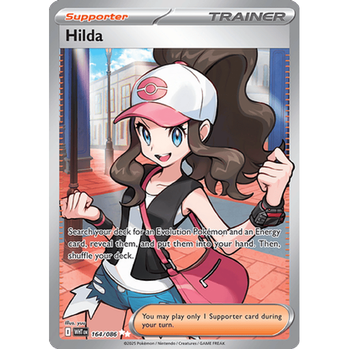 Hilda #164/86 White Flare 1