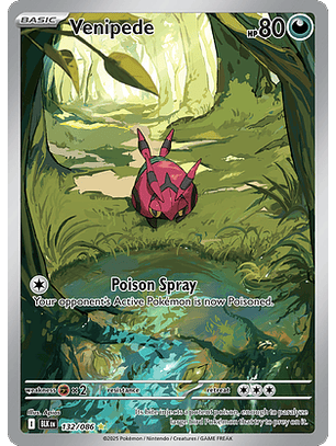 Venipede #132/86 Black Bolt
