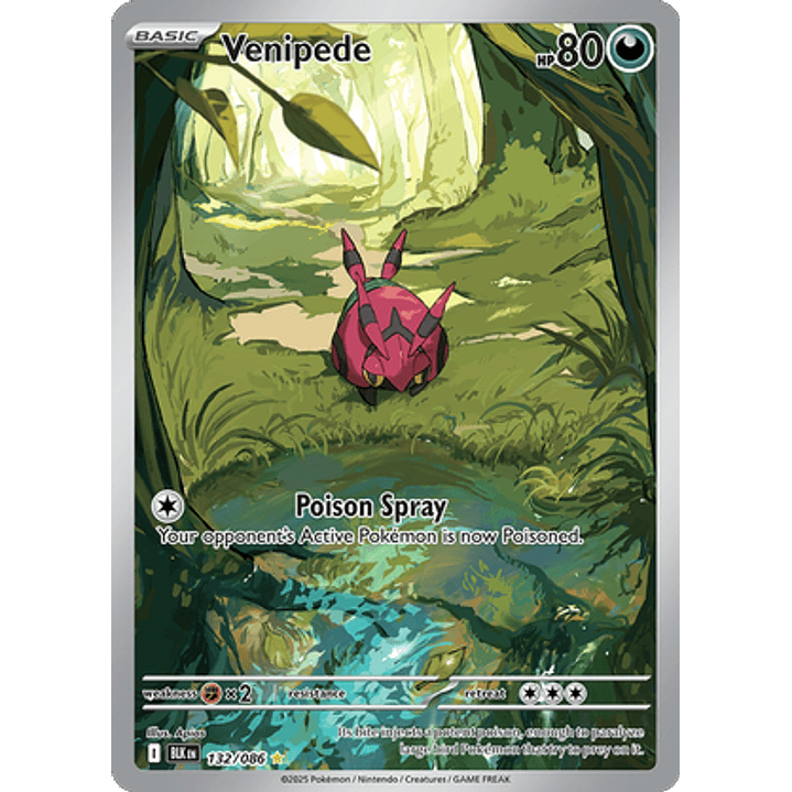 Venipede #132/86 Black Bolt 1