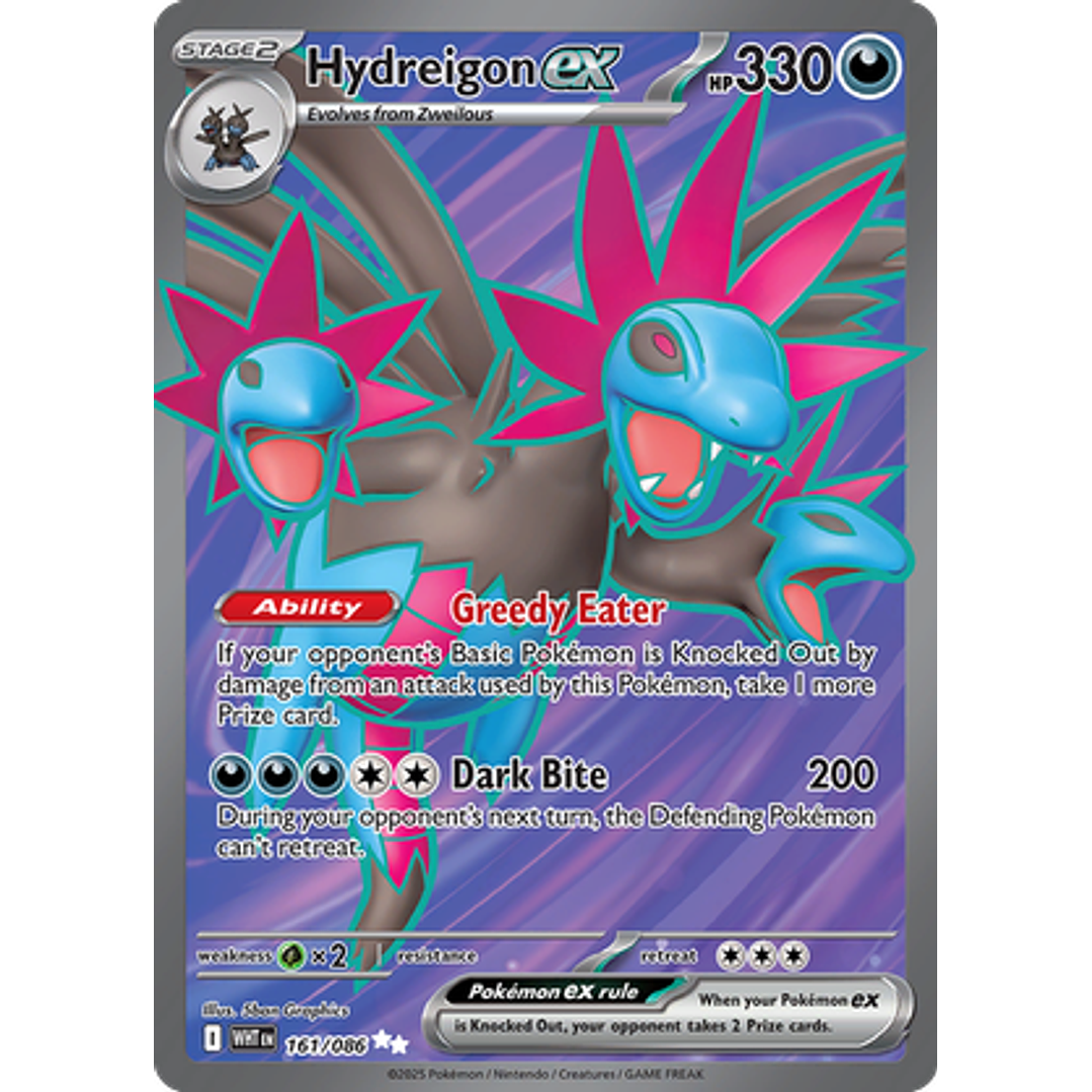 Hydreigon ex #161/86 White Flare 1