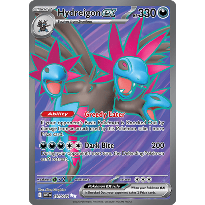 Hydreigon ex #161/86 White Flare 1