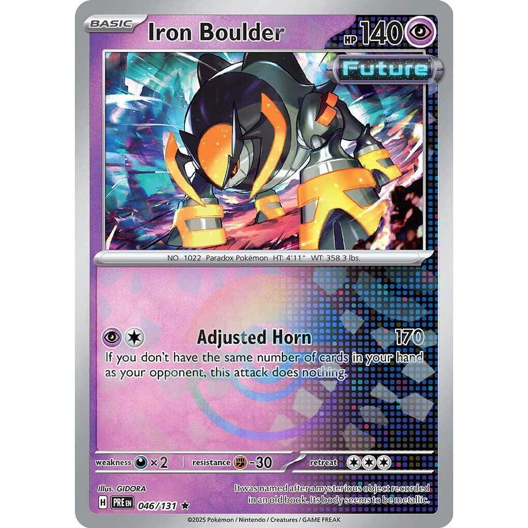 Iron Boulder [Poke Ball] #46/131 Pokémon Prismatic Evolutions 1