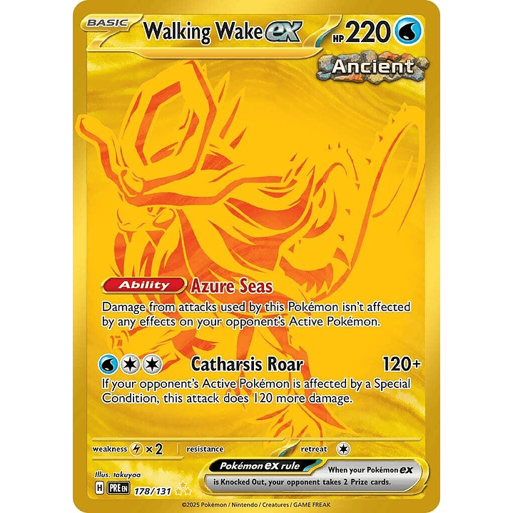 Walking Wake ex #178/131 Pokémon Prismatic Evolutions 1