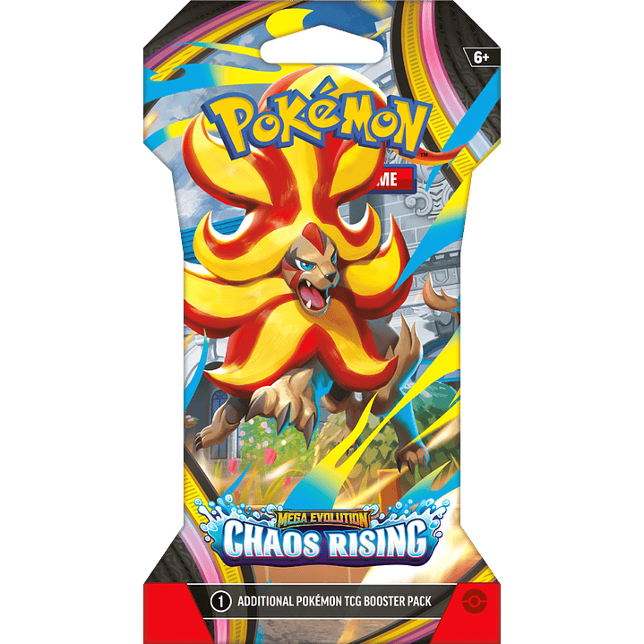  [PREVENTA 22/05/26] MEGA EVOLUTION - CHAOS RISING - SLEEVED BOOSTER - INGLES 3