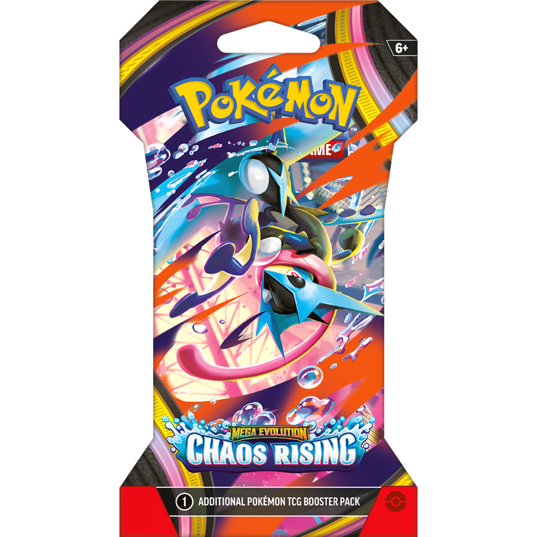  [PREVENTA 22/05/26] MEGA EVOLUTION - CHAOS RISING - SLEEVED BOOSTER - INGLES 1