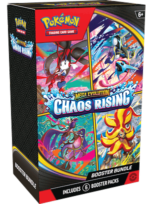 [PREVENTA 22/05/26] MEGA EVOLUTION - CHAOS RISING - BOOSTER BUNDLE - INGLES