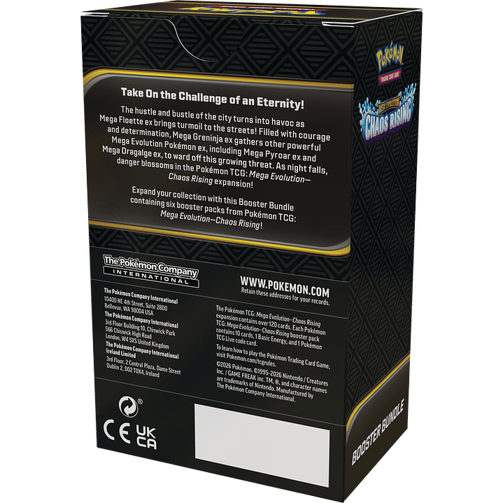[PREVENTA 22/05/26] MEGA EVOLUTION - CHAOS RISING - BOOSTER BUNDLE - INGLES 2