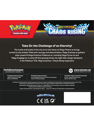 [PREVENTA 22/05/26] MEGA EVOLUTION - CHAOS RISING - BOOSTER BOX - INGLES