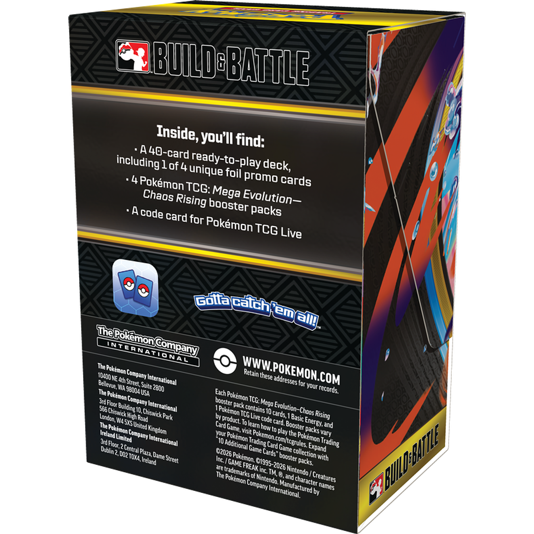 [PREVENTA 22/05/26] MEGA EVOLUTION - CHAOS RISING - BUILD & BATTLE BOX - INGLES 2